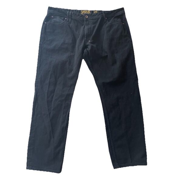 RARE AKOO BLACK DENIM JEANS SIZE 44 X 33 100%AUTHENTIC 98011 $250 - Picture 1 of 7